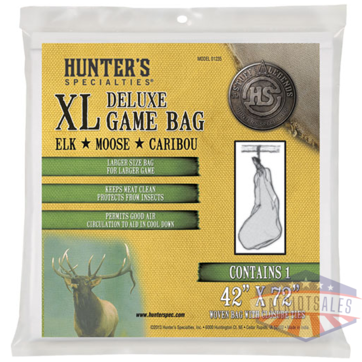 01235. Jpg - hs field dressing game bag - xl deluxe 42"x72" - 01235