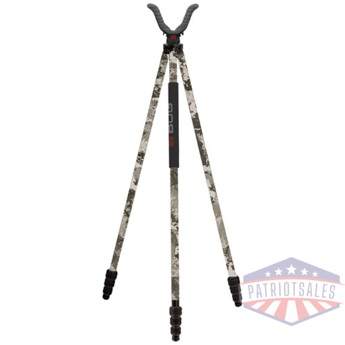 1100485-1. Jpg - bog havoc shooting stick - tripod camo - 1100485 1