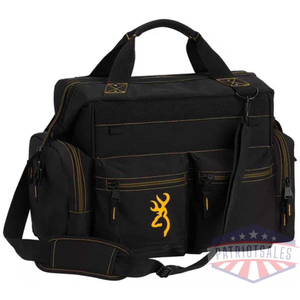 121095899. Webp - browning range bag w/carry - strap 18"wx12. 5"hx11"d black - 121095899