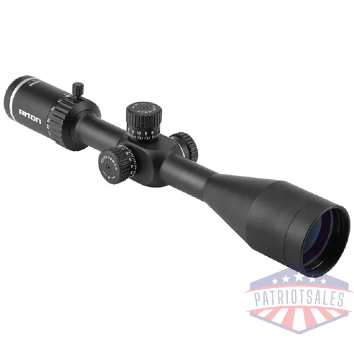 1c624as23. Webp - riton 1 conquer scope 6-24x50 - sf r3 reticle black - 1c624as23