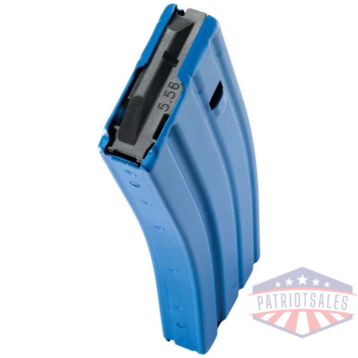 3005175. Webp - cpd magazine ar15 5. 56x45 30rd - blue finish aluminum - 3005175