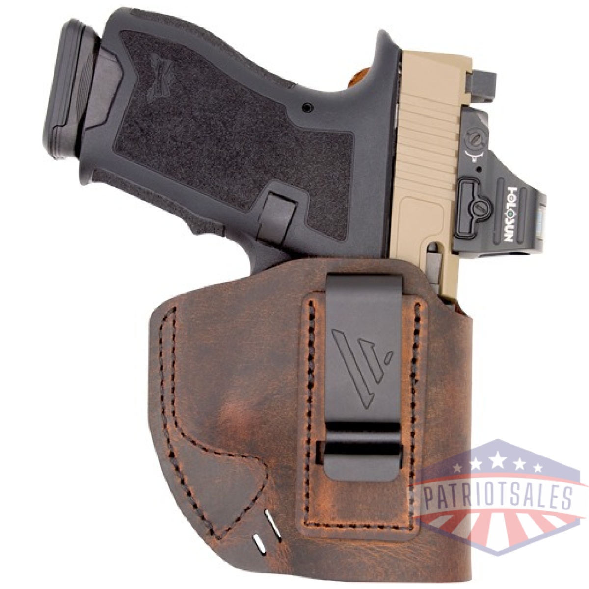 32104. Jpg - versacarry element holster iwb - rh fits sig p365 only brown - 32104