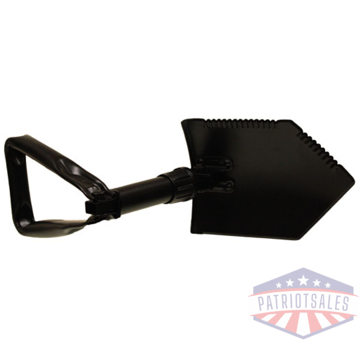 5001b-1. Jpg - red rock military tri-fold - shovel w/ case 23" open black - 5001b 1