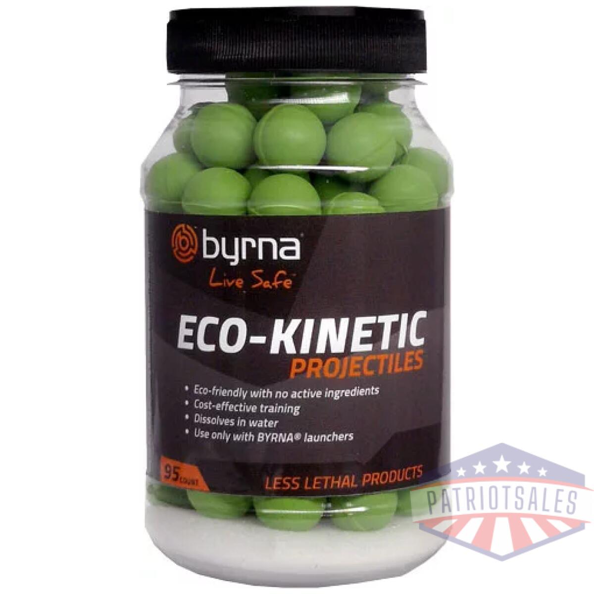 810042111103. Webp - byrna eco-kinetic projectiles - 95 count tub. 68 cal - 810042111103