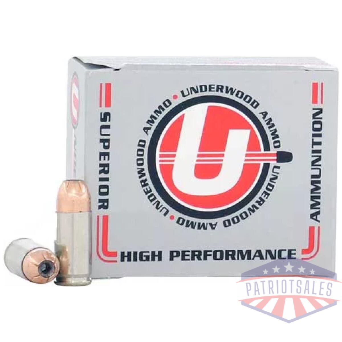 A144. Webp - underwood 38 super +p 124gr - jhp 20rd 10bx/cs - a144