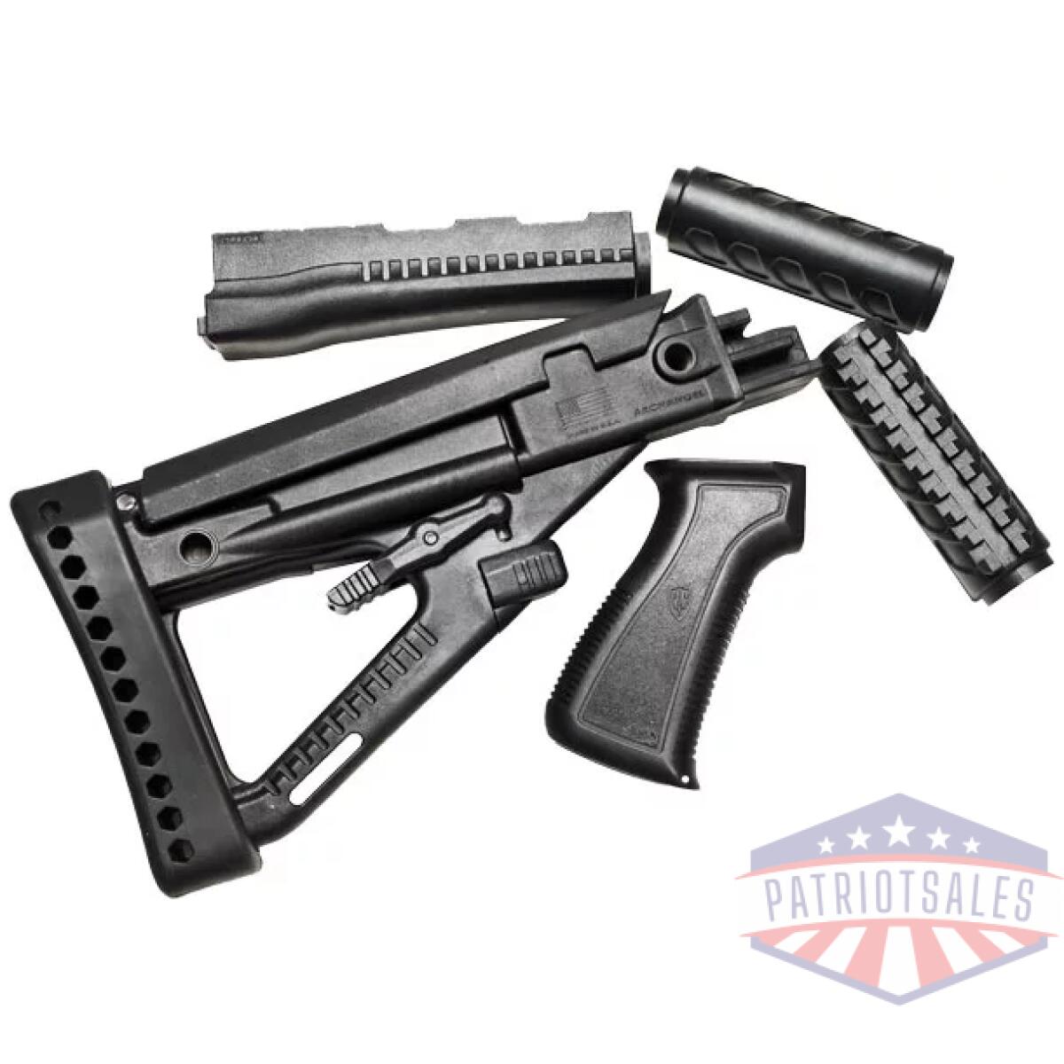 Aa47. Webp - pro mag archangel ak-47/akm - stock set black polymer - aa47