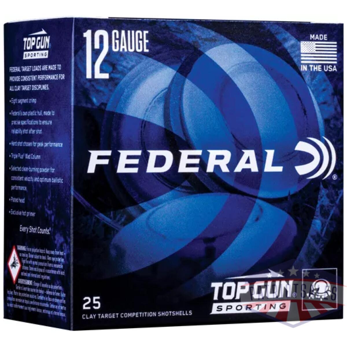 Atgl128. Webp - federal 12ga 2. 75" 1-1/8oz - #8 1145fps 250rd case lot - atgl128