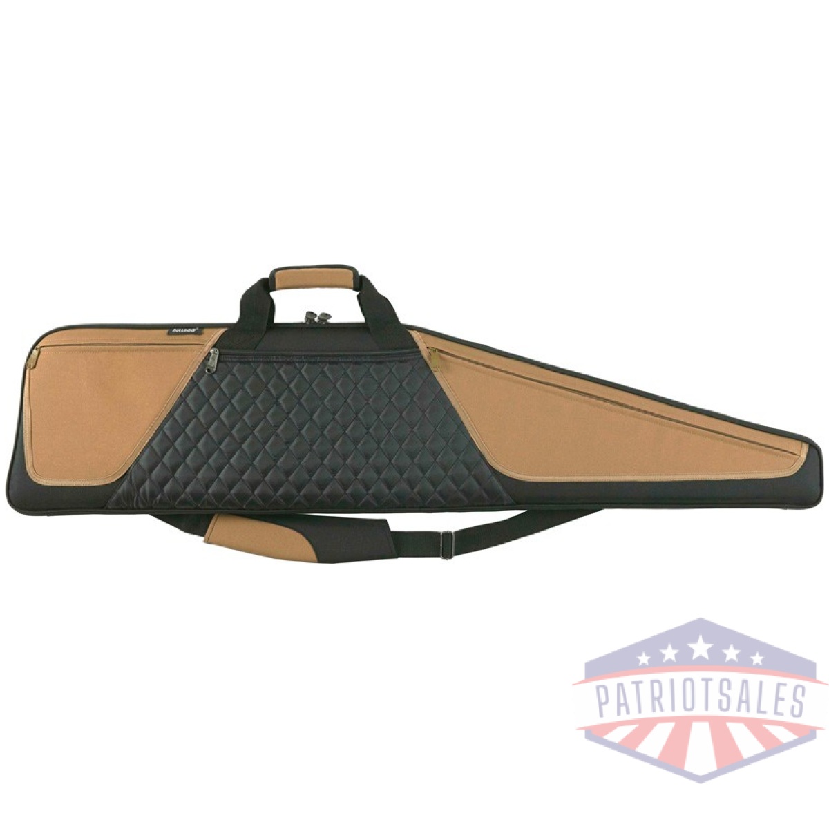 Bd36044_2_1-1. Jpg - bulldog elite rifle case 44" - black w/ tan trim - bd36044 2 1 1