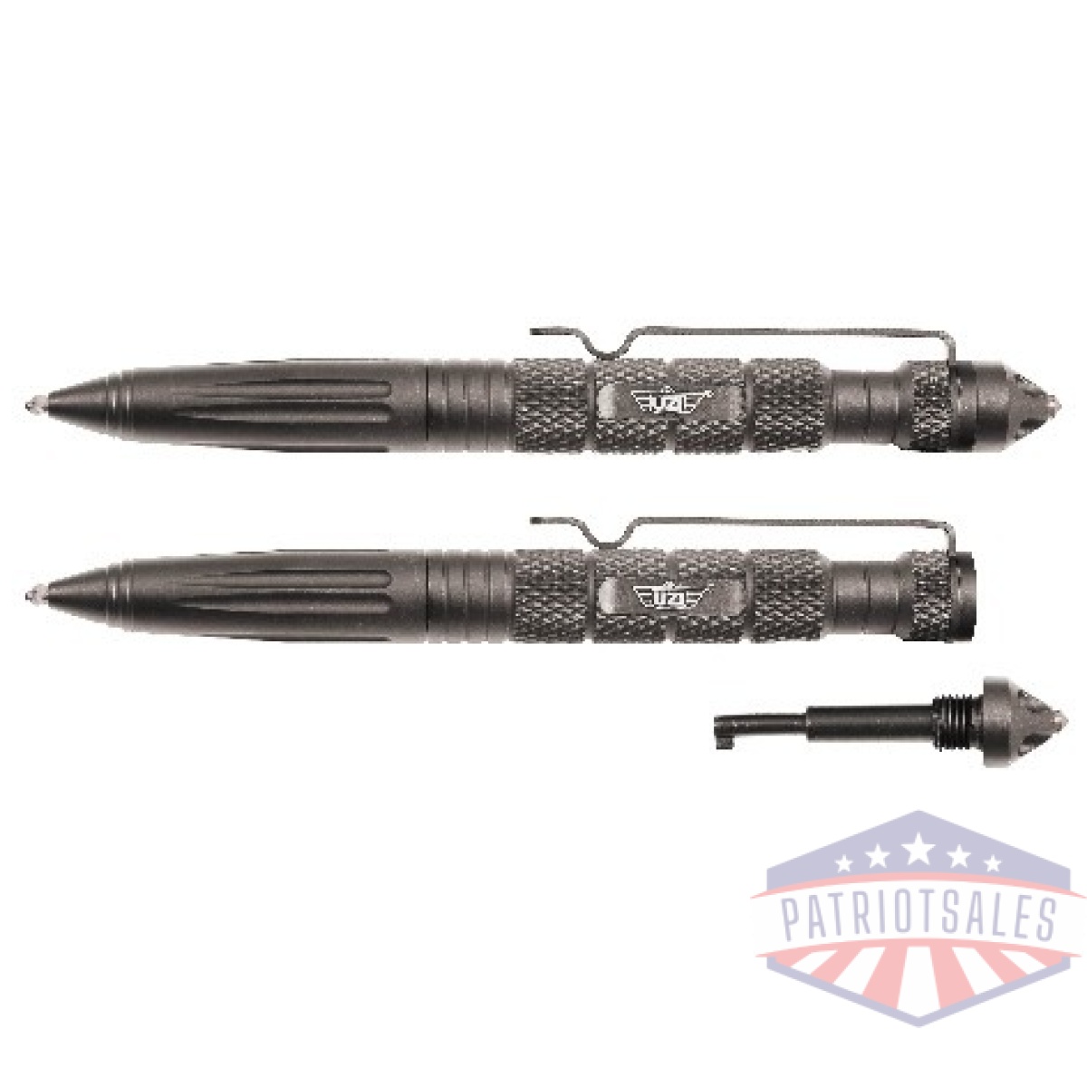 Cc-uzitacpen6gm. Jpg - uzi defender tactical pen w/ glassbreaker & cuff key - cc uzitacpen6gm