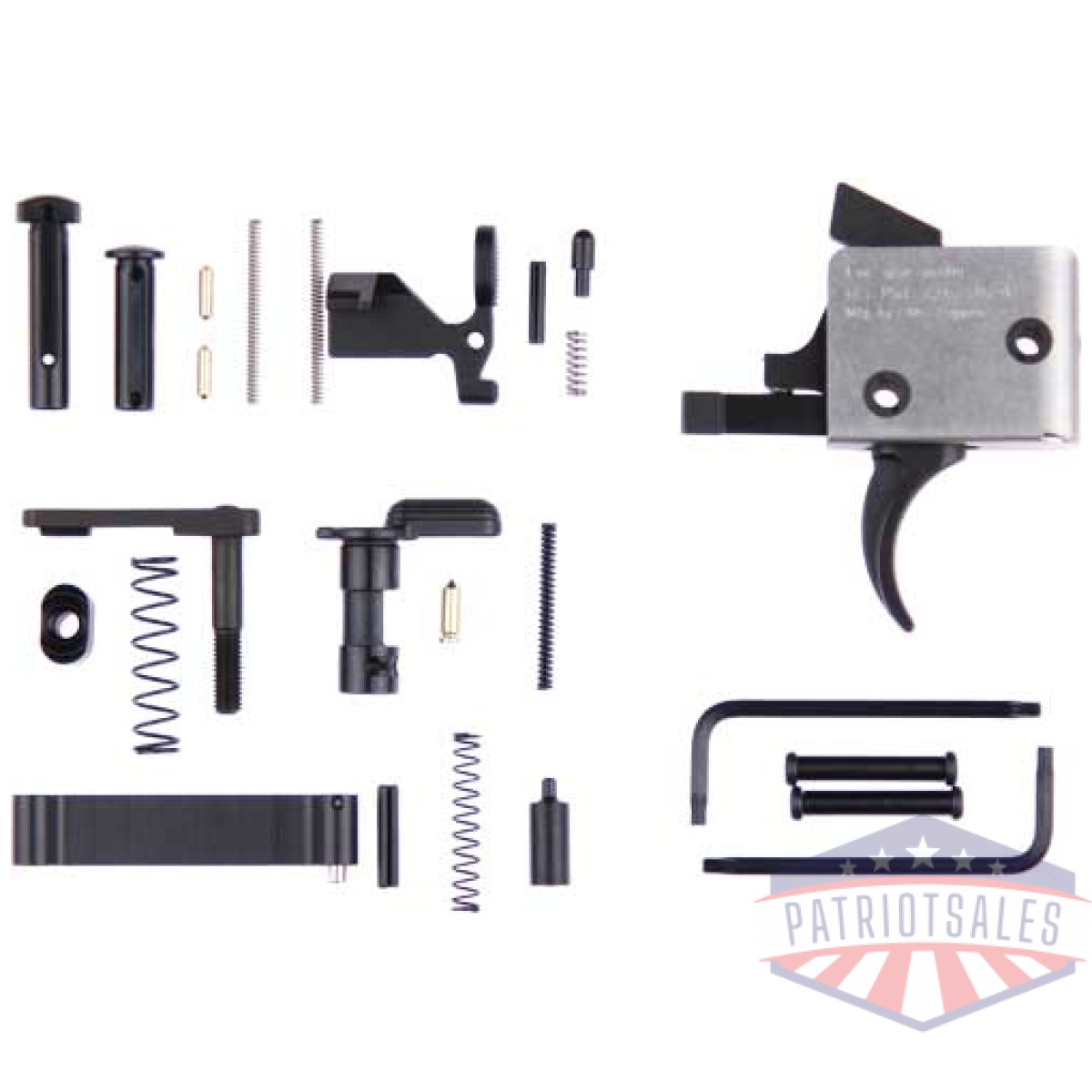 Cmc81501. Jpg - cmc ar15/ar10 lower parts kit - with 3-3. 5lb curved trigger - cmc81501