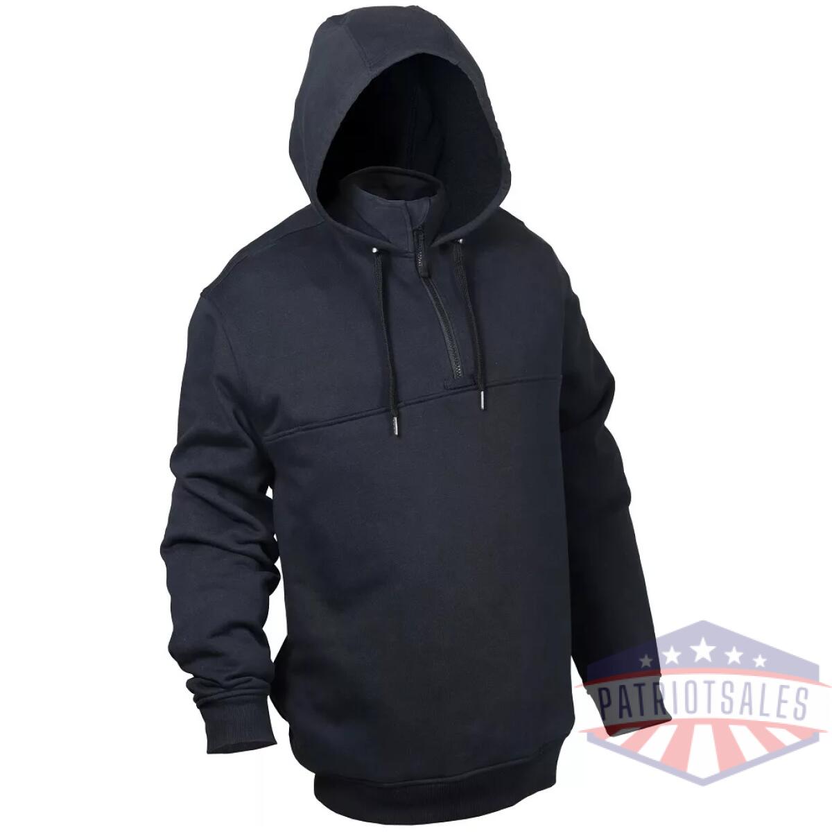 Elb-3734-s. Webp - shield hooded job shirt-midnight navy - elb 3734 s