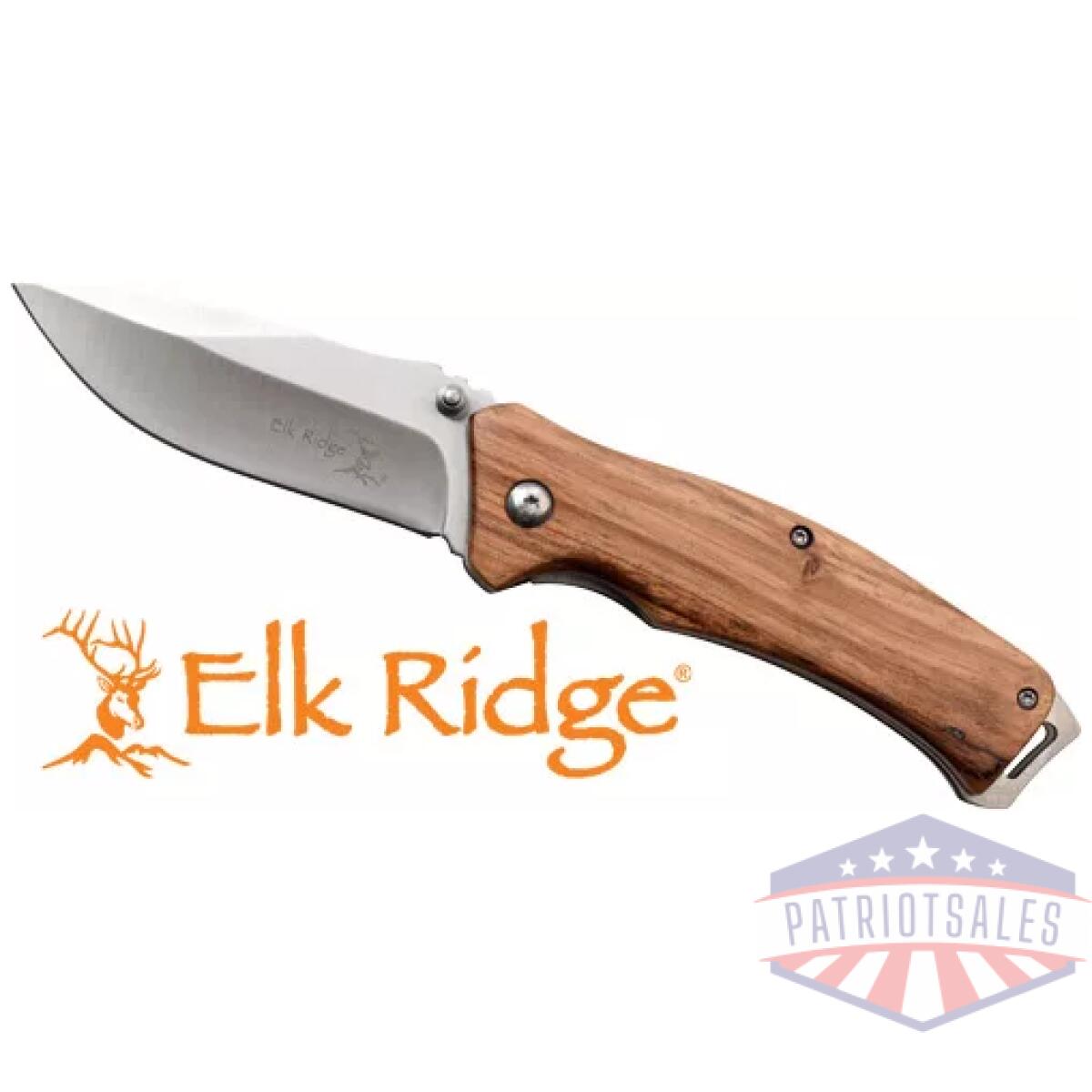 Era936zw_2. Webp - mc elk ridge traverse 3. 1" - drop point fldr zebra wood/ss - era936zw 2