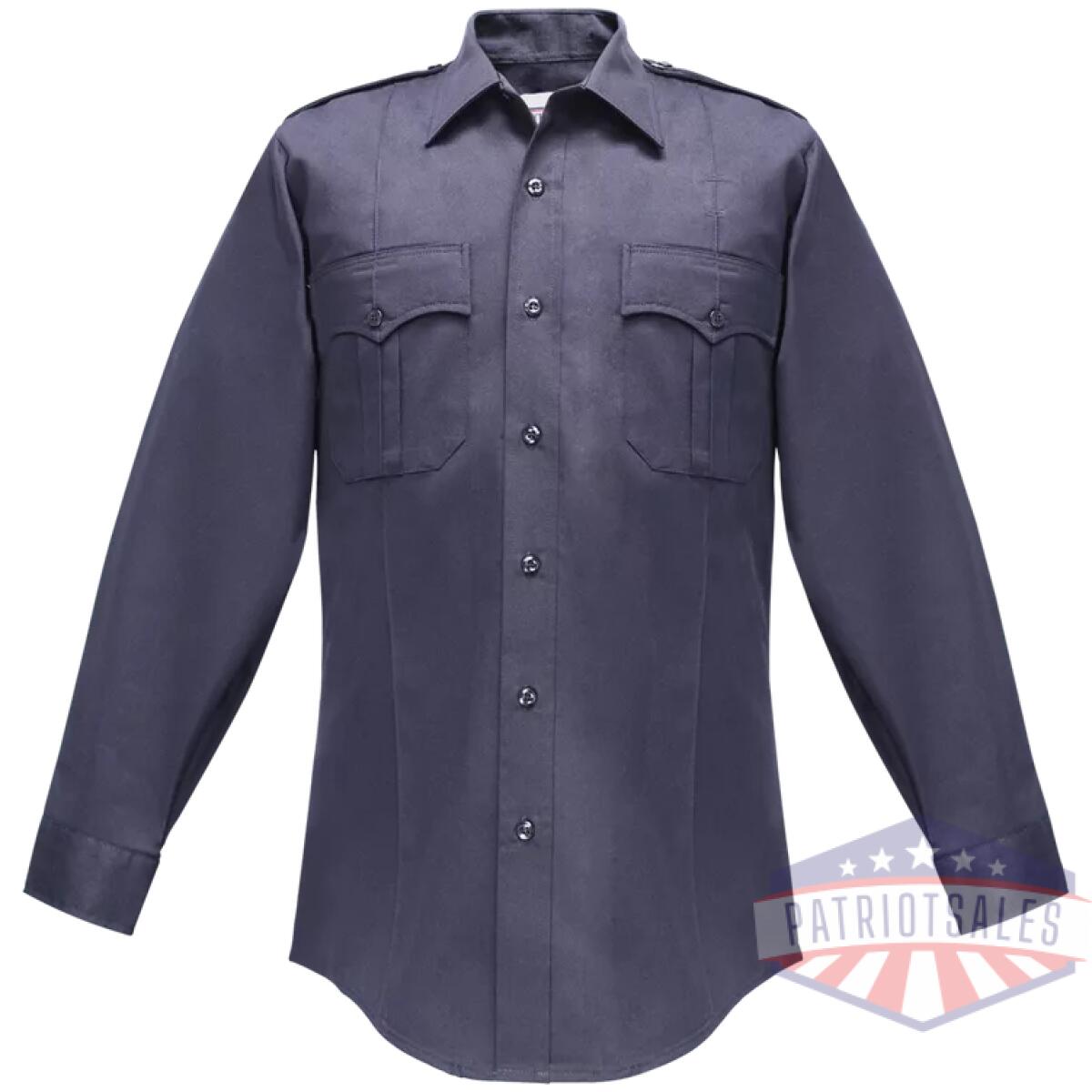 Flc-35w547618. 536-37. Webp - duro poplin long sleeve shirt w/ sewn-in creases - flc 35w547618. 536 37