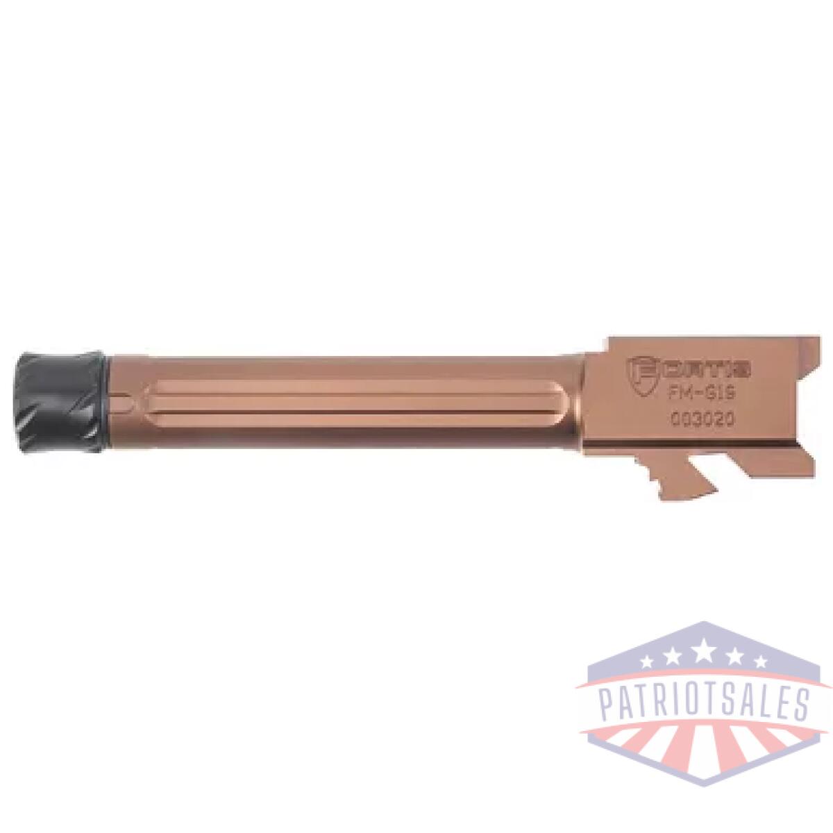 Fortfm-g19-tb-cppr_1. Webp - fortis glk19 threaded barrel copper - fortfm g19 tb cppr 1