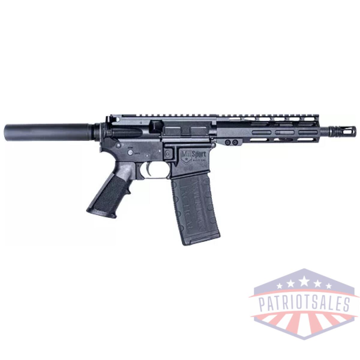 G15ms556ml7. Webp - ati mil-sport ar pistol 5. 56 - 7. 5" 30rd m-lok black - g15ms556ml7