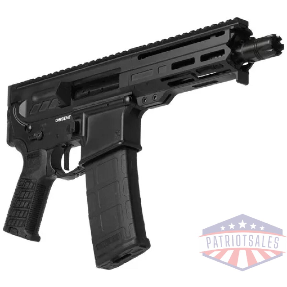 G30a0e33ab_angle. Webp - cmmg pistol dissent mk4 300aac - 6. 5" 30rd armor black - g30a0e33ab angle