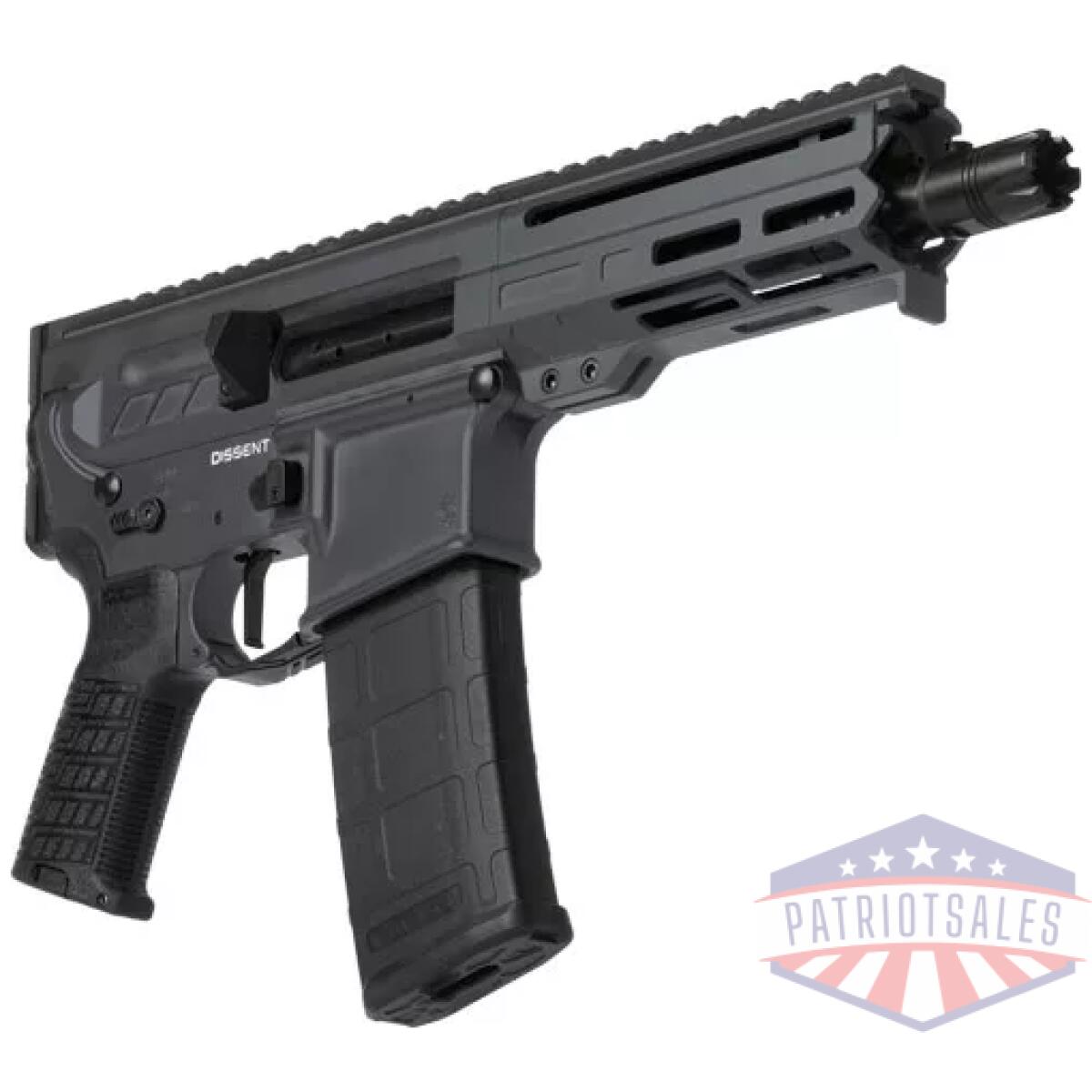 G30a0e33sg_angle. Webp - cmmg pistol dissent mk4 300aac - 6. 5" 30rd sniper grey - g30a0e33sg angle