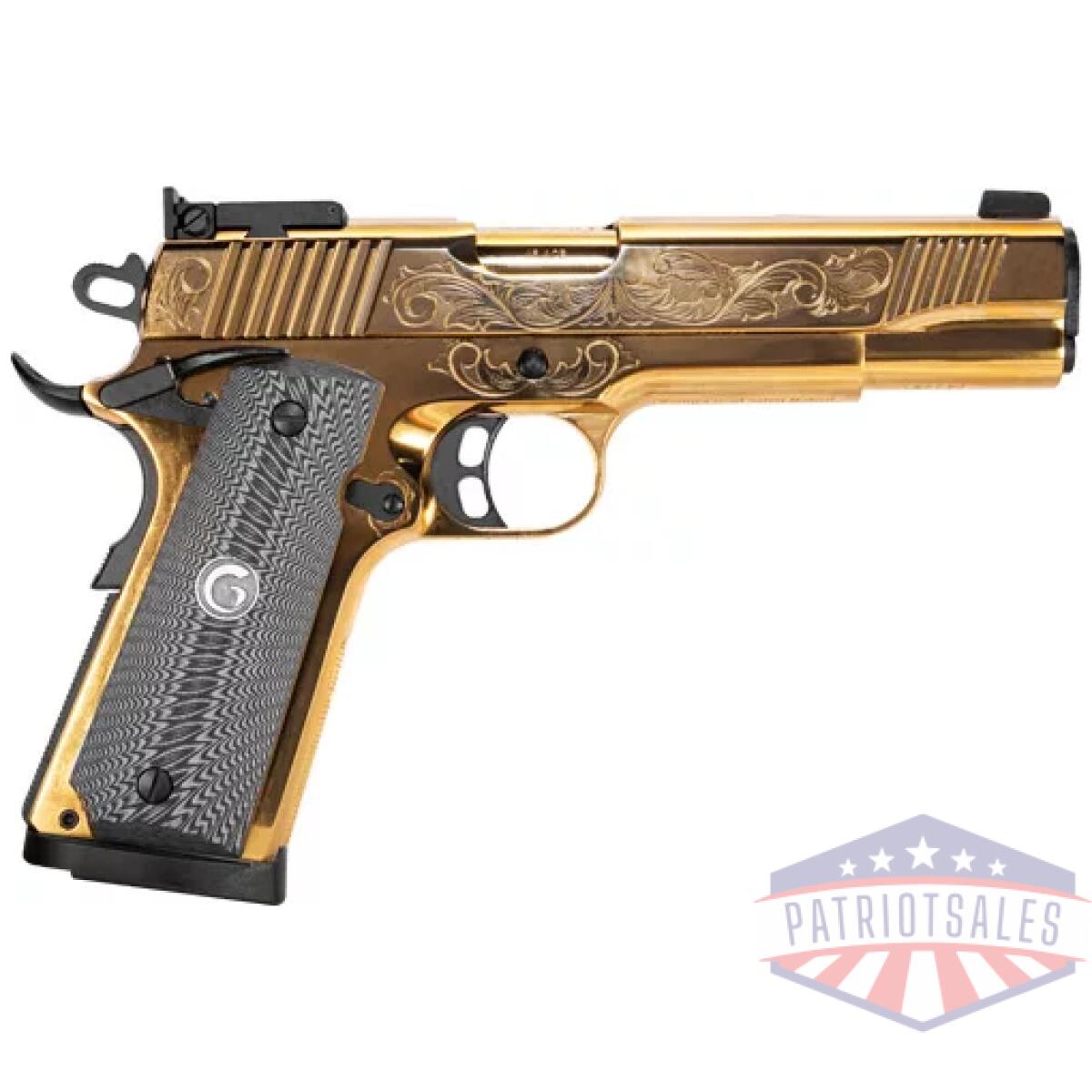 G390093_1-1. Webp - girsan mc1911 match gov't - engraved 45acp adj. Sgt gold - g390093 1 1