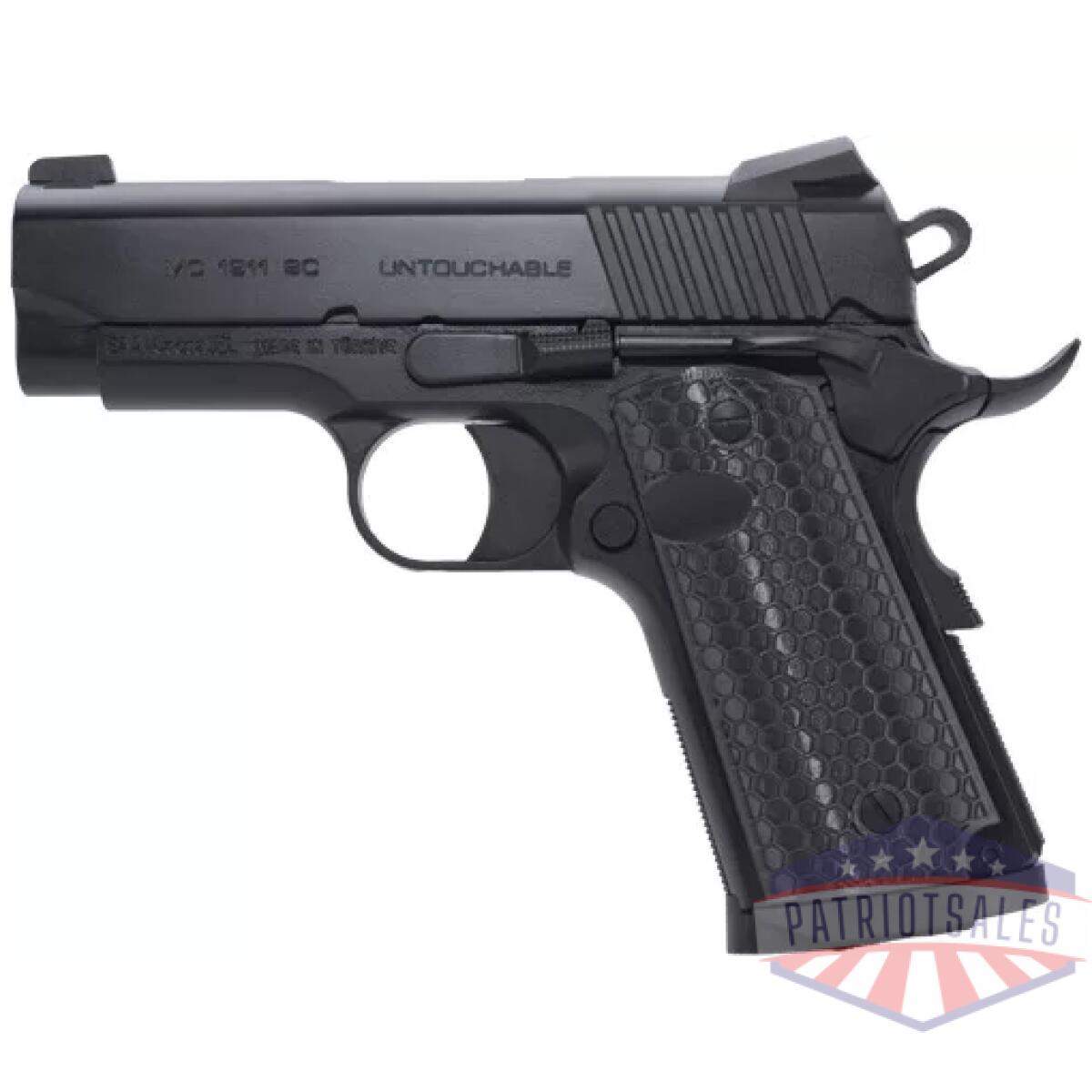 G392050_1-1. Webp - girsan mc1911 untouchable - 45acp officer g10 6rd black - g392050 1 1