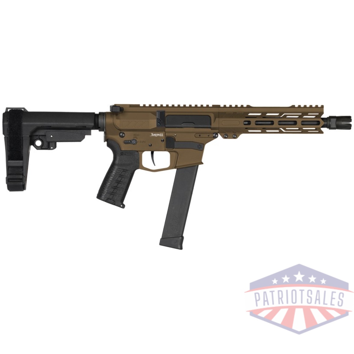 G45af30fmb. Jpg - cmmg pistol banshee mkg 45acp - 8" w/ rip brace bronze - g45af30fmb