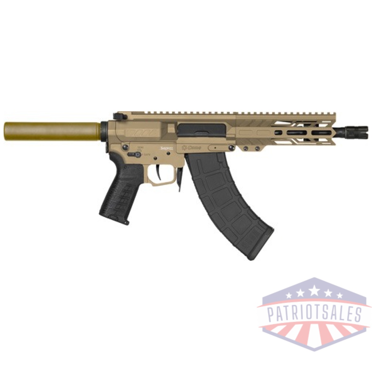 G76a470fct. Jpg - cmmg pistol banshee mk47 7. 62x - 39mm 8" 30rd pistol tube tan - g76a470fct