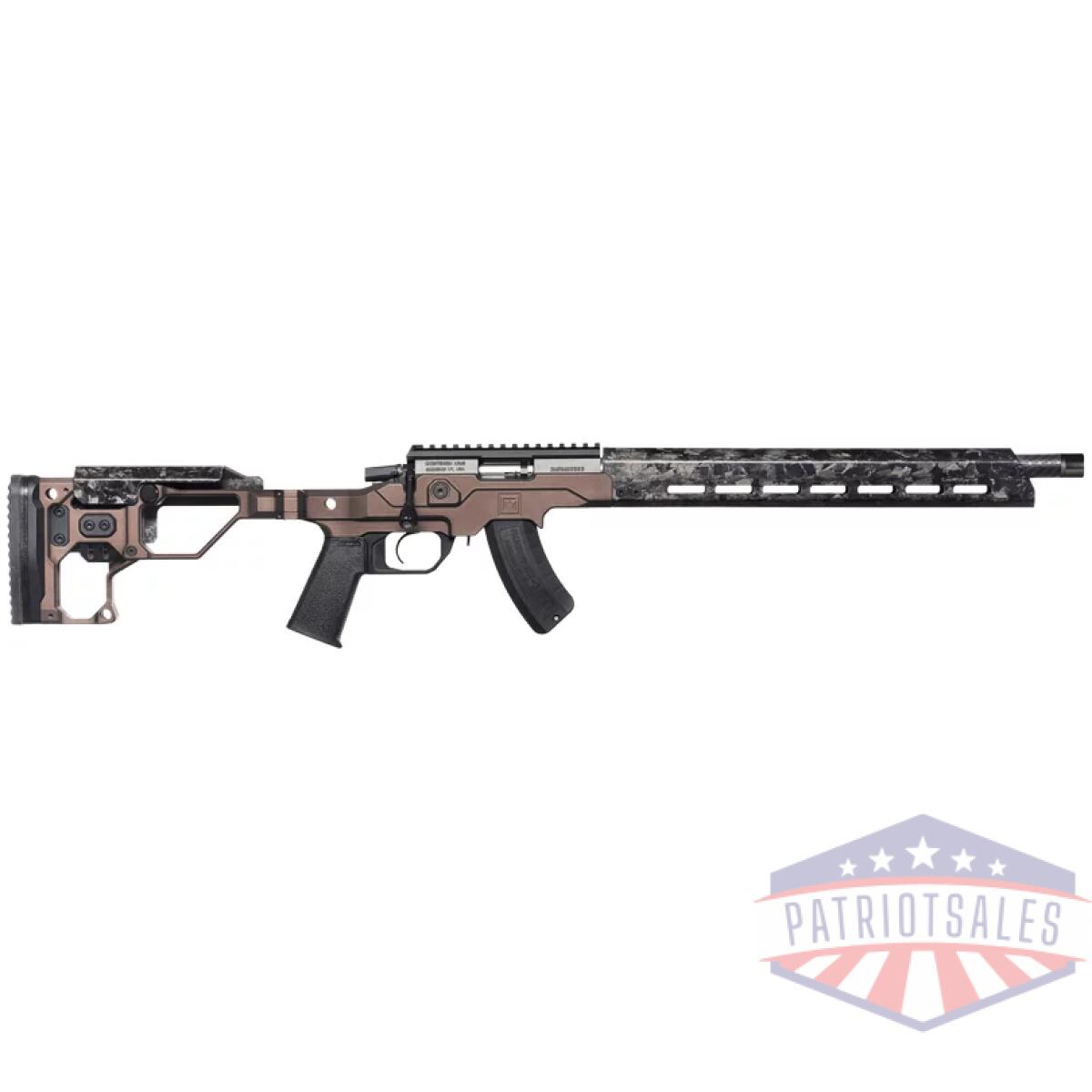 G8011202500-1. Webp - christensen mpr rimfre 17hmr - 16" cf/chassis brown adj fldg - g8011202500 1