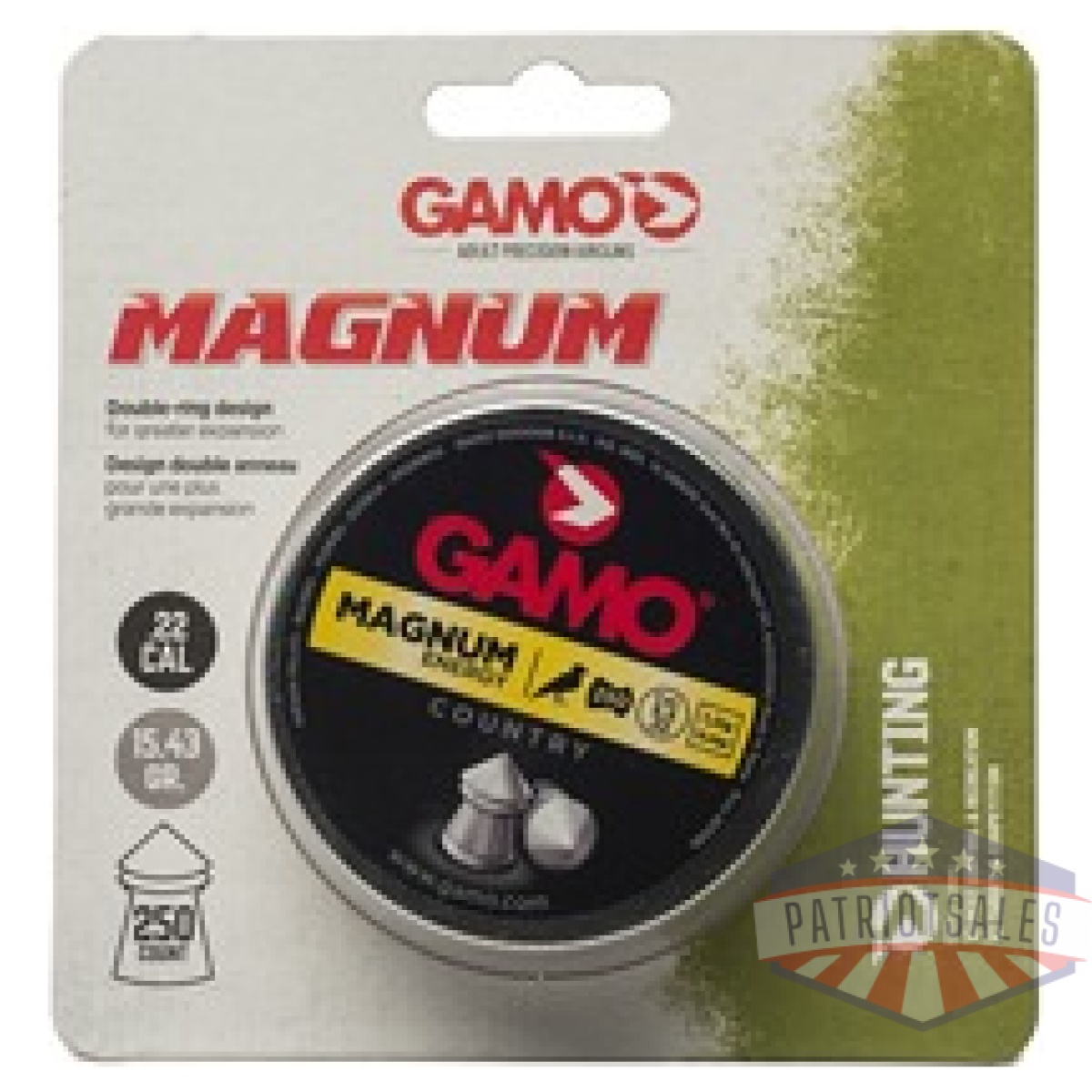 Gam6320225bl54_1. Jpg - gamo magnum sp dbl ring. 22 250ct - gam6320225bl54 1