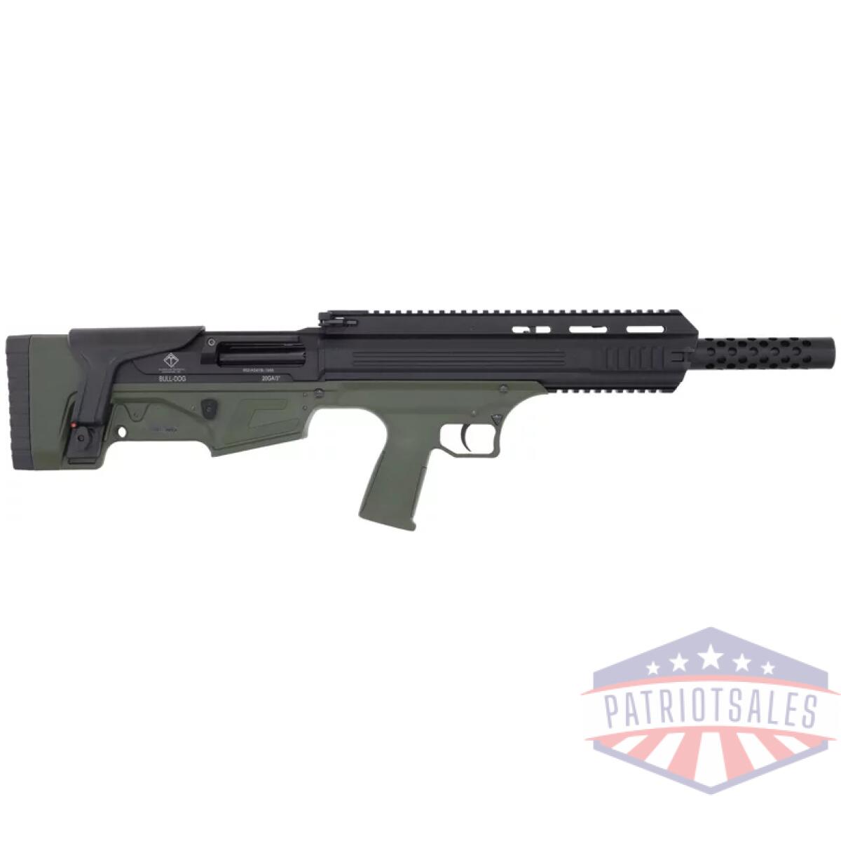 Gatig410bdg. Webp - ati bulldog bullpup shotgun -. 410 18. 5" 5rd black/green - gatig410bdg