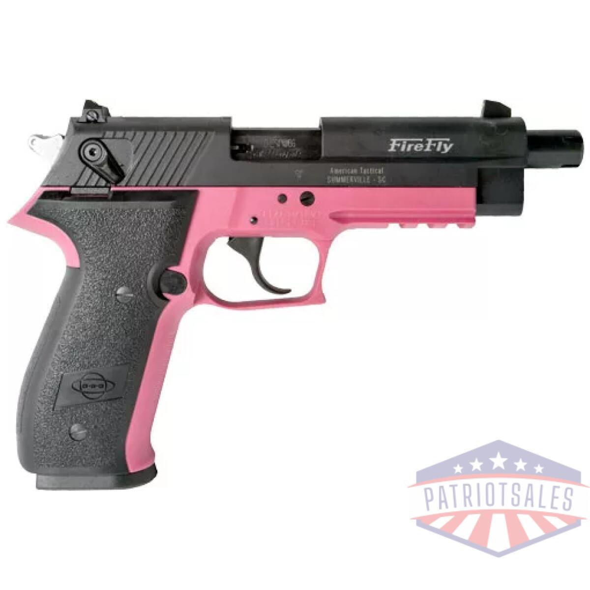 Gerg2210tffp. Webp - german sport firefly 22lr - 4" fs 10rd threaded pink - gerg2210tffp