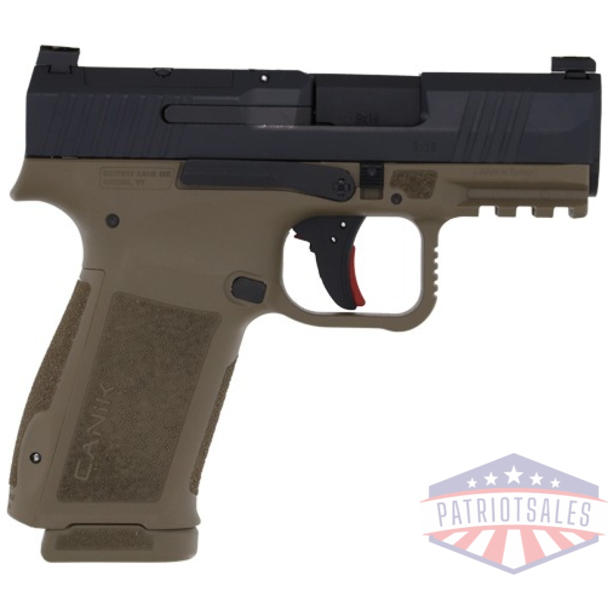 Ghg7882bdn. Jpg - canik mete mc9l 9mm 3. 18" bbl - or fs black slide/fde frame - ghg7882bdn