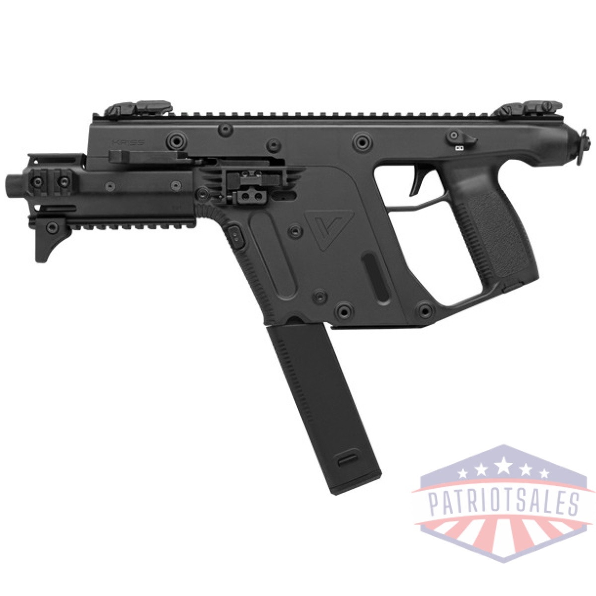 Gkv10pbl30_1. Jpg - kriss vector sdp-e g2 10mm - 6. 5" thread w/rail 33rd black - gkv10pbl30 1