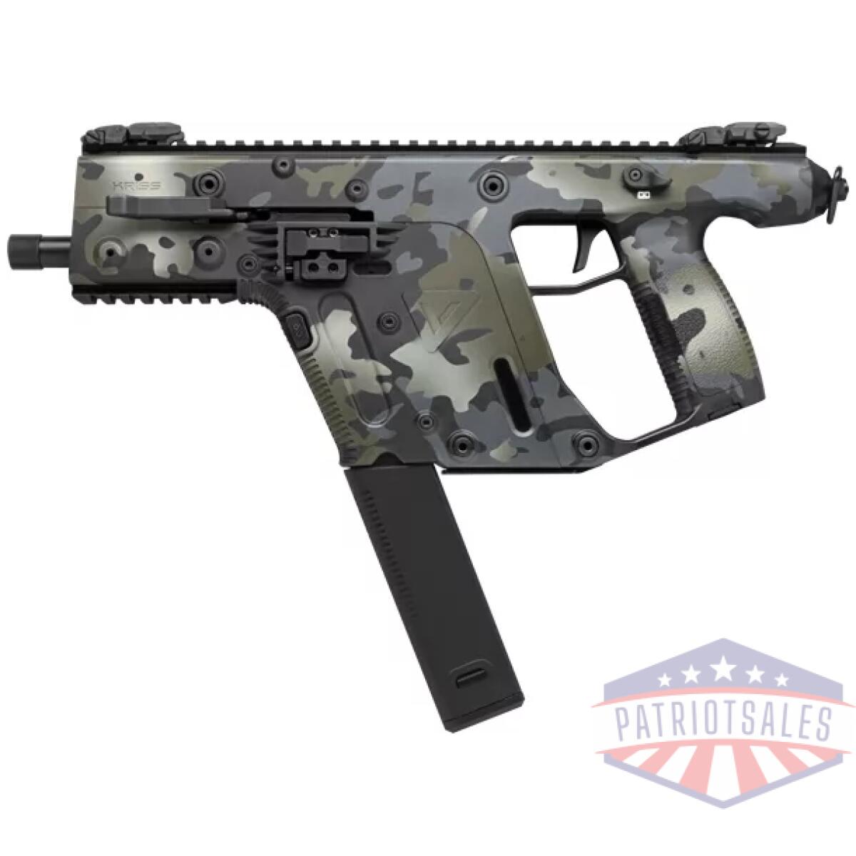 Gkv90pmcblk20. Webp - kriss vector sdp g2 pistol 9mm - 5. 5" threaded 40rd black camo - gkv90pmcblk20