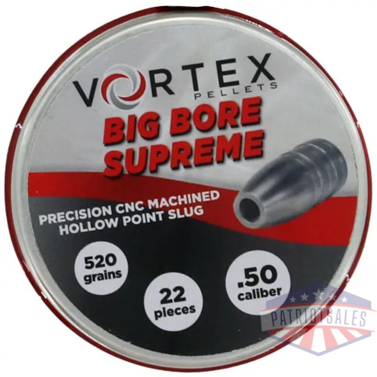 Ha90627. Webp - hatsan vortex big bore supreme - 50 520gr hp 22 per tin - ha90627