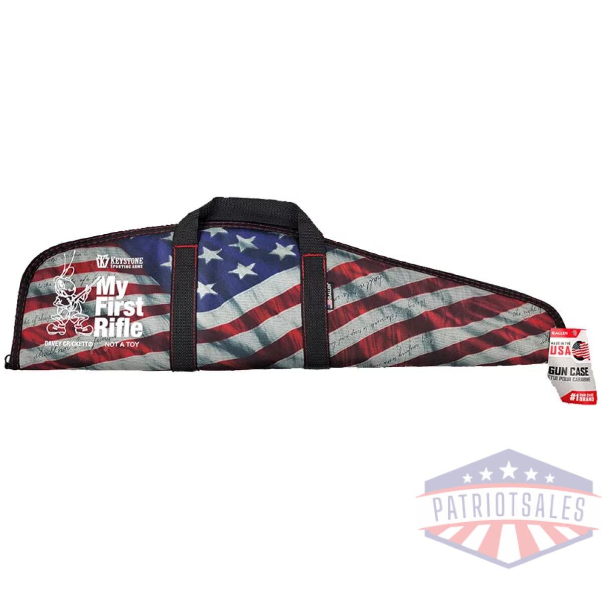 Ksa035usa. Webp - crickett case for rifles 34" - usa flag w/white logo - ksa035usa