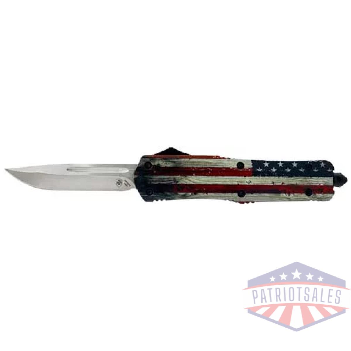 Lwus332_1. Webp - templar knife large otf wood - us flag 3. 5" silver drop point - lwus332 1