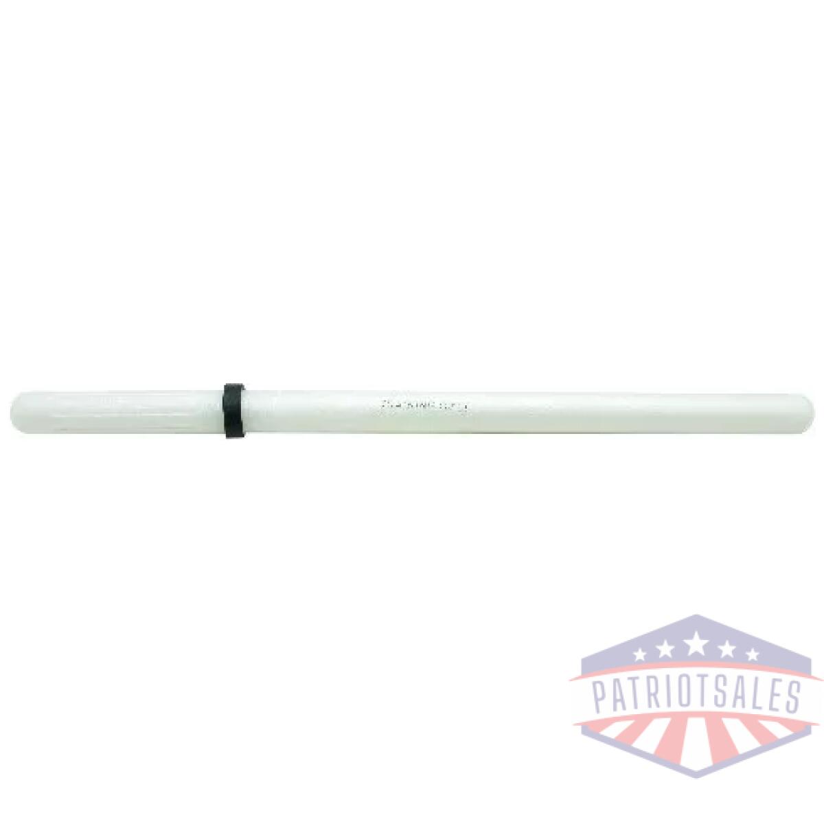 Mon-5103. Webp - straight 24 white foam training baton - mon 5103