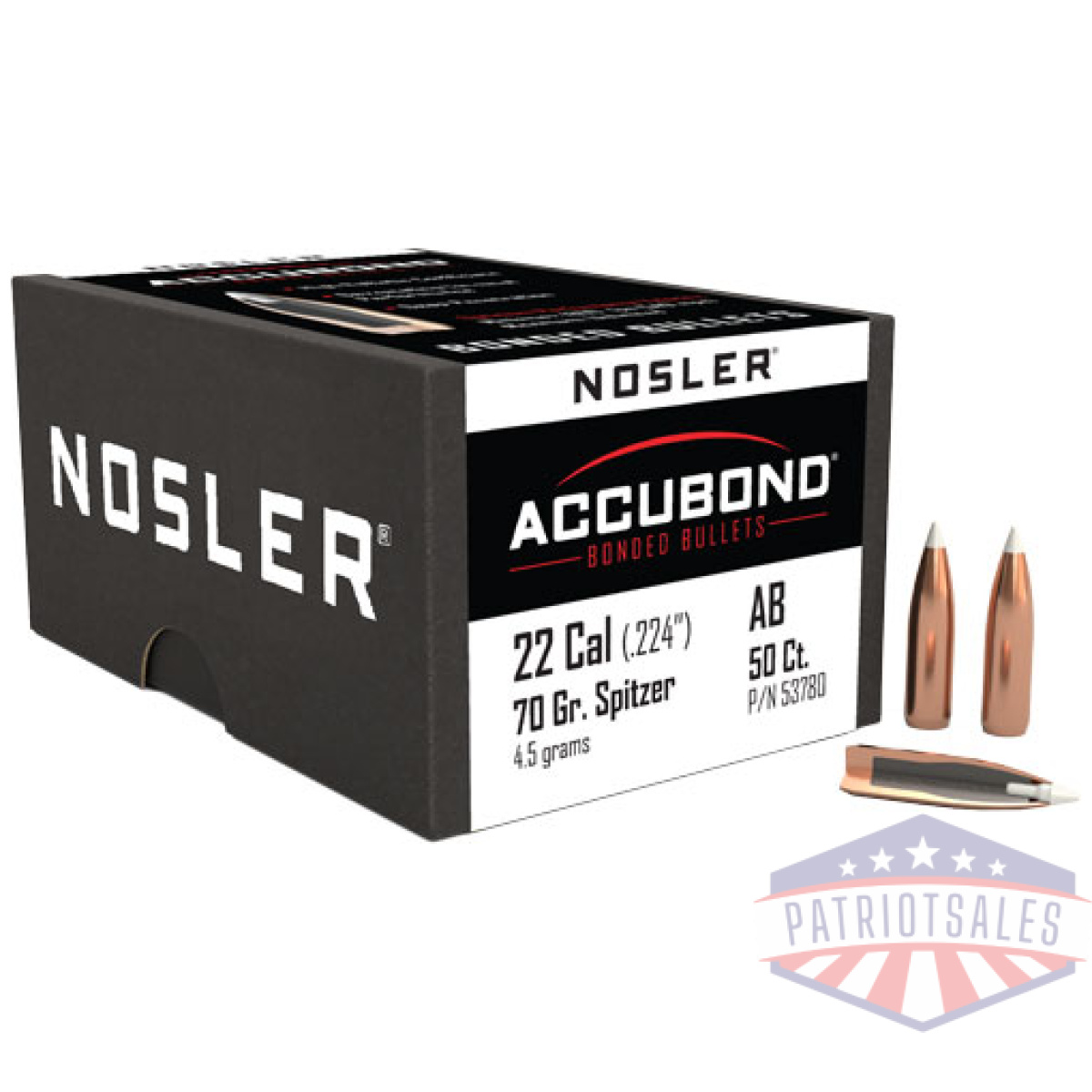 N53780_1. Jpg - nosler bullets. 22 cal. 224 - 70gr accubond 50ct - n53780 1