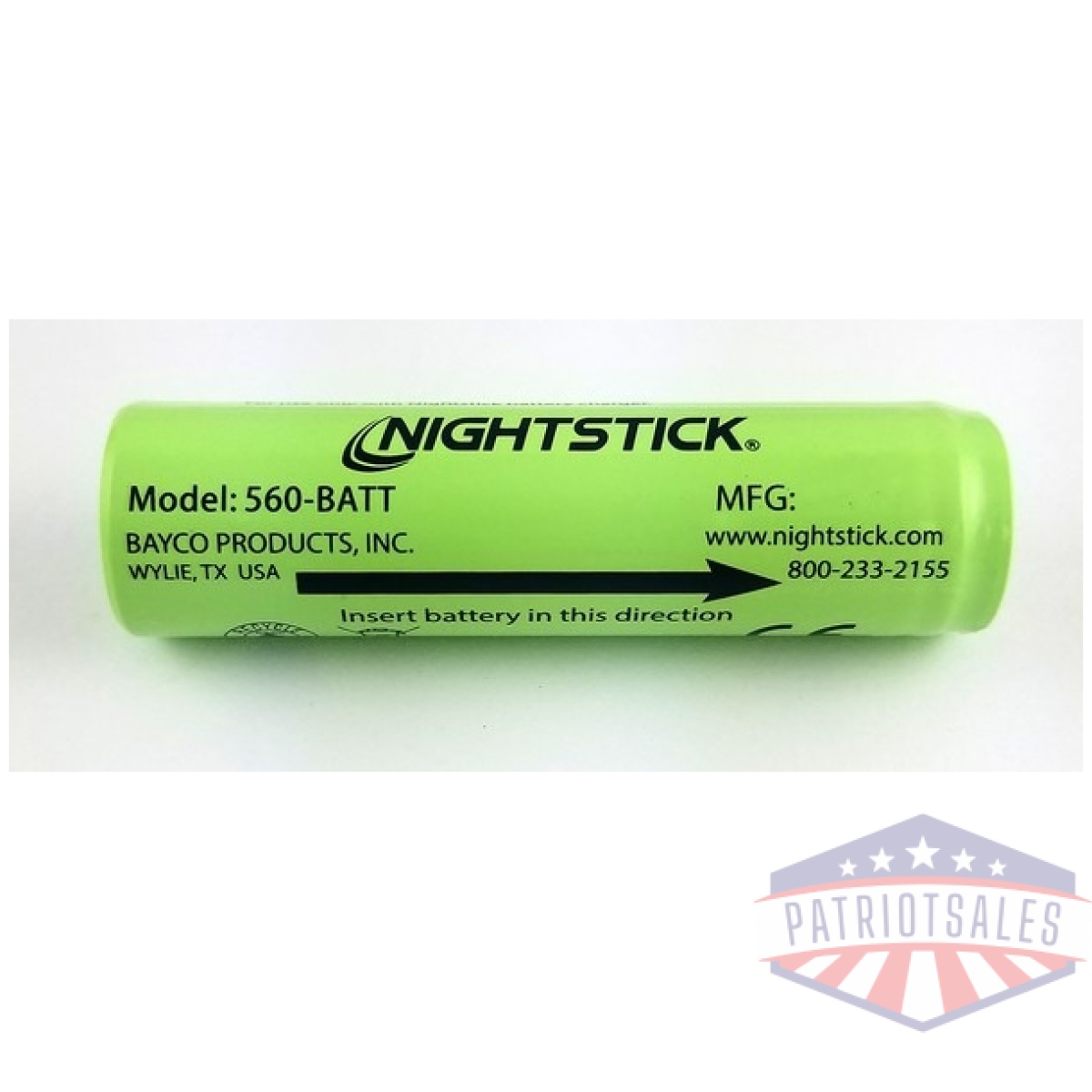 Ns-560-batt. Jpg - rechargeable lithium-ion battery for select nightstick flashlights - ns 560 batt