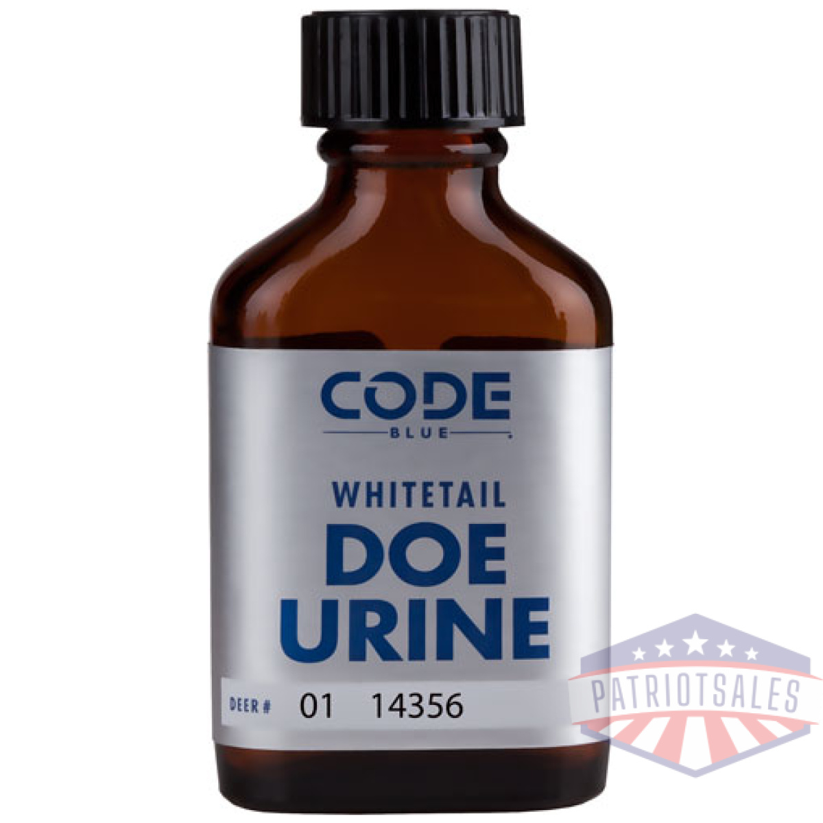 Oa1004. Jpg - code blue deer lure doe - urine 1fl ounce bottle - oa1004