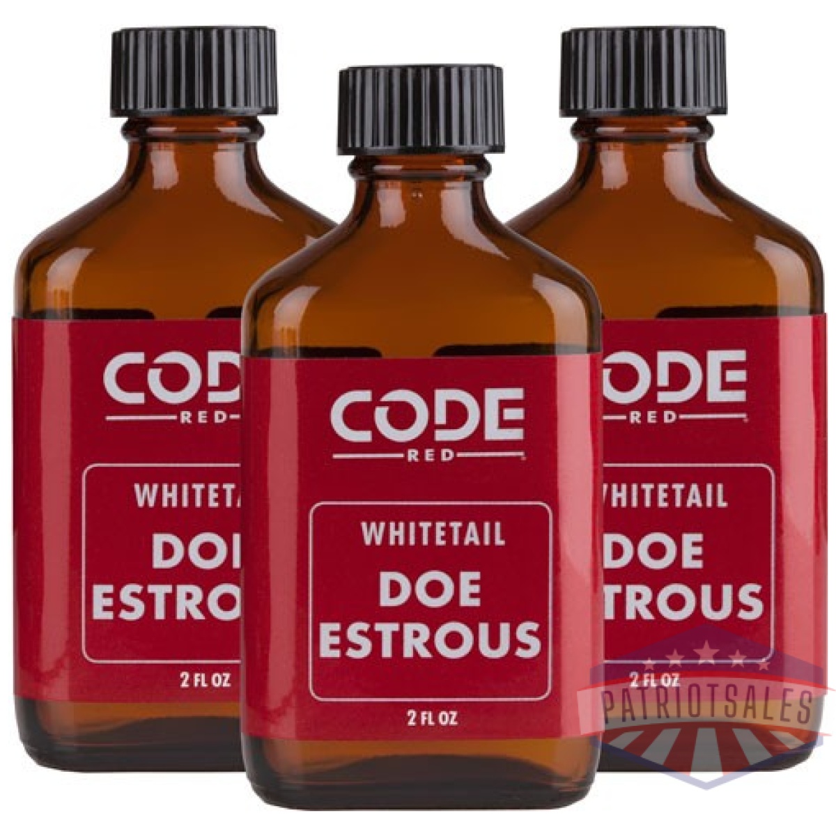 Oa1325. Jpg - code red deer lure doe - estrus triple pack 2fl oz/ea - oa1325