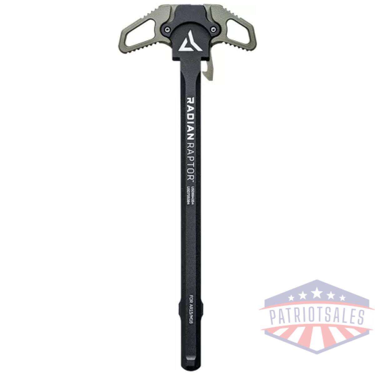 R0375. Webp - radian raptor charging handle - radian od for ar15 - r0375