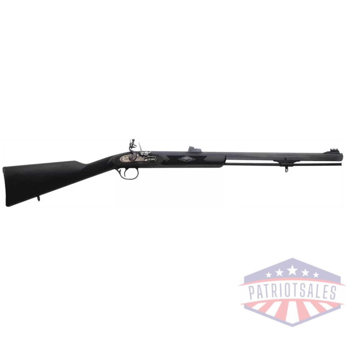 R3200850. Webp - traditions deerhunter rifle - 50 cal 24" flintlock blue/syn - r3200850