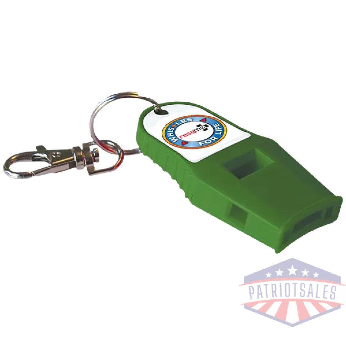 Resq-wfl-forest20green. Webp - whistle for life - safety whistle - resq wfl forest20green