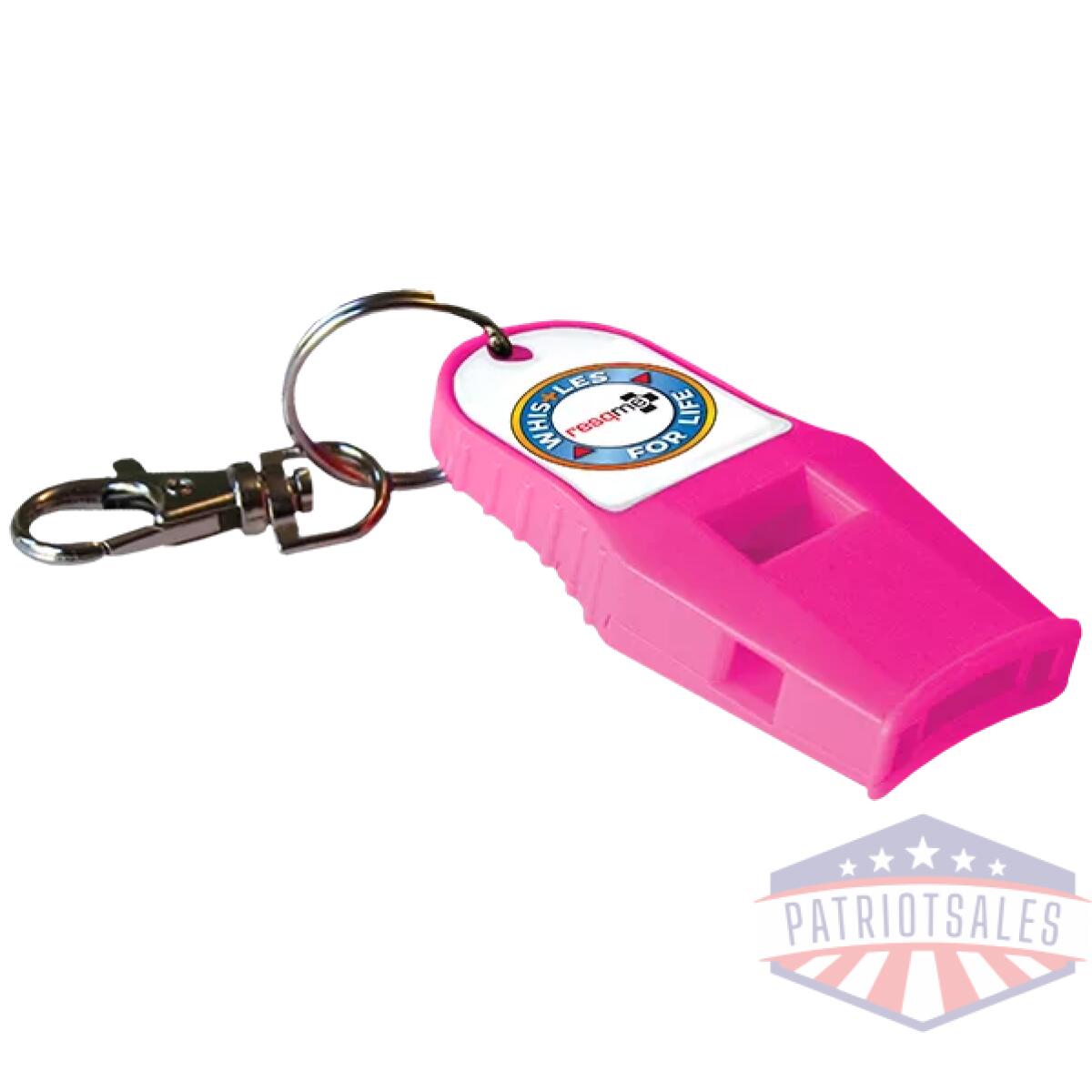 Resq-wfl-pink. Webp - whistle for life - safety whistle - resq wfl pink