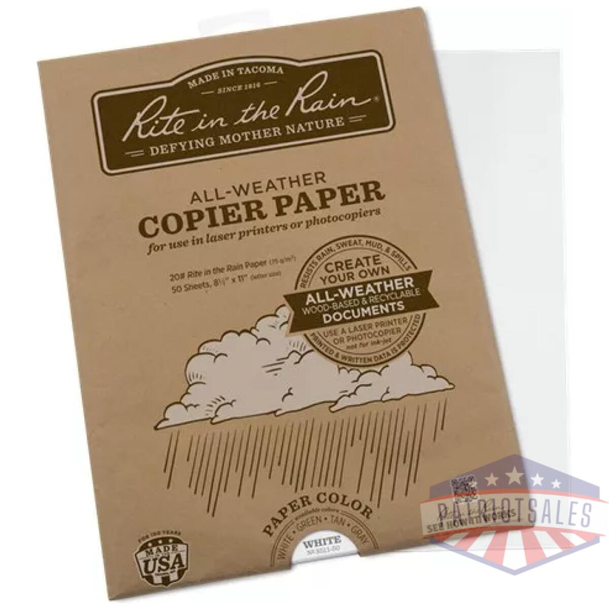 Rir-8511-50. Webp - all-weather copier paper (8. 5'' x 11'') - rir 8511 50