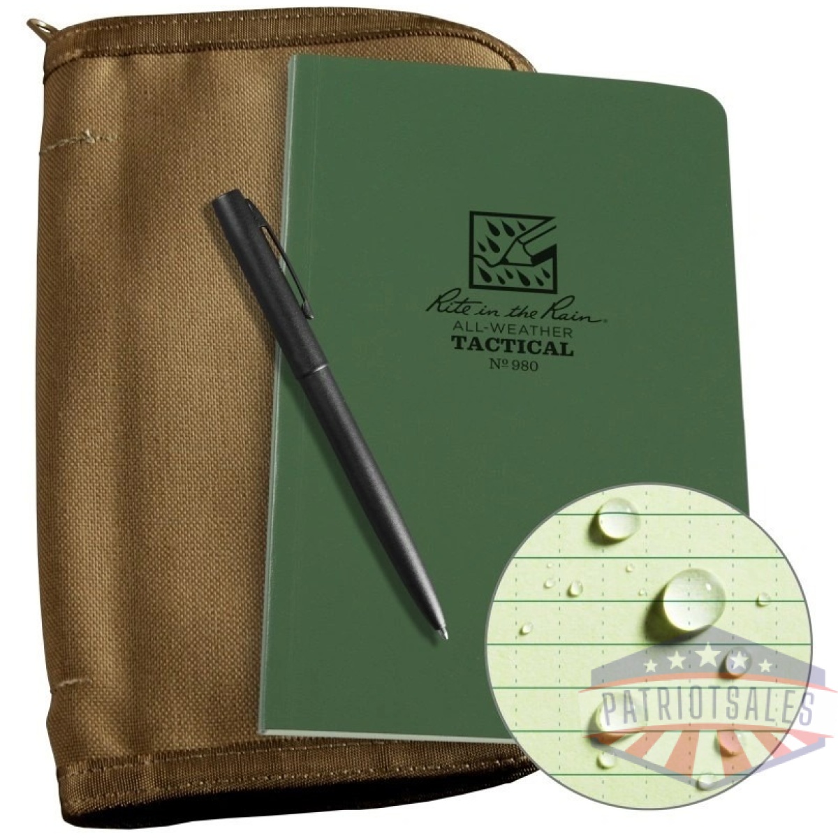 Rir-980-kit. Jpg - field book kit - green book / tan cover - rir 980 kit