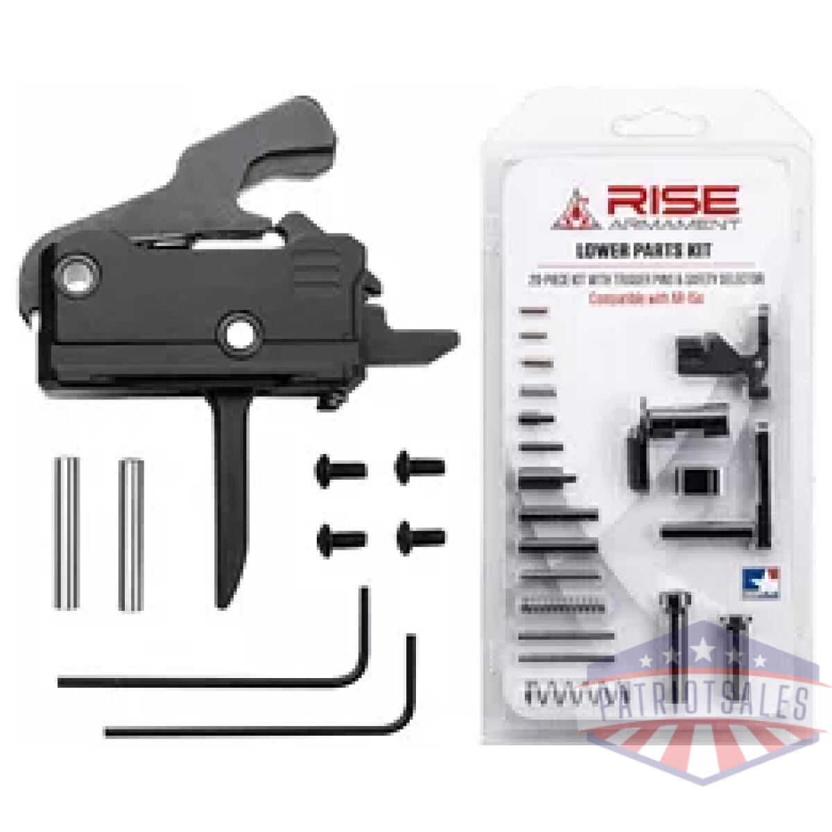 Riset017f-12003_1. Webp - rise rave flat trigger w/lpk - riset017f 12003 1