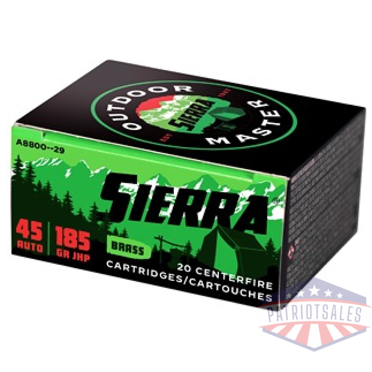 Siera8800-29_1. Jpg - sierra otdmst 45acp 185gr jhp 20/200 - siera8800 29 1