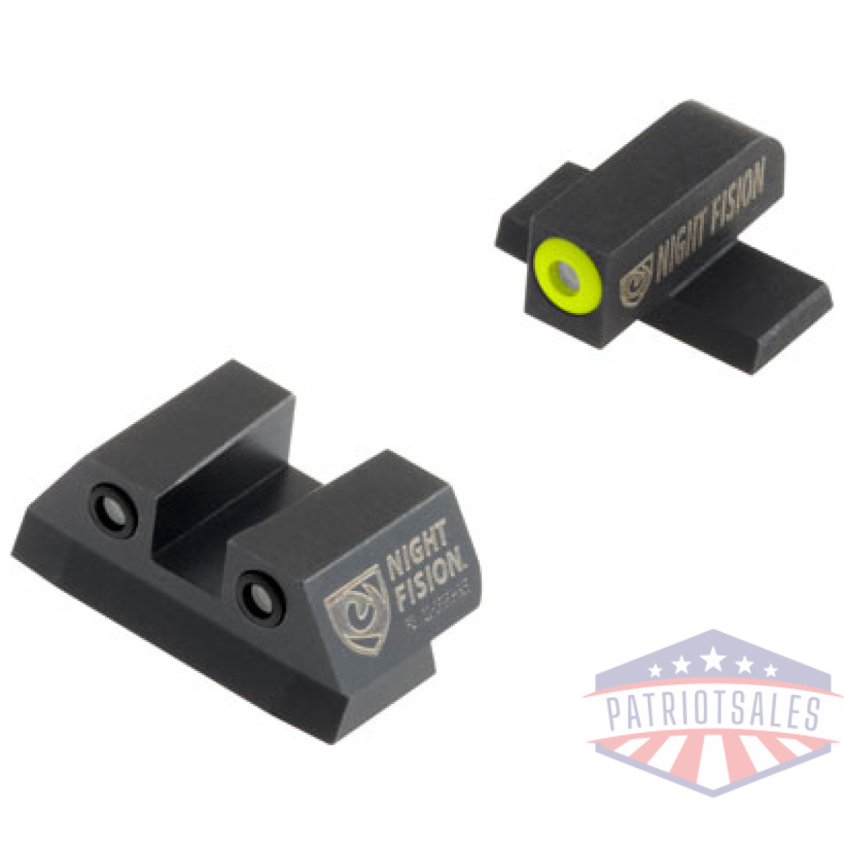 Sig177003ygzg. Jpg - night fision tritium yellowdot - square rear sig #8f/#8r set - sig177003ygzg