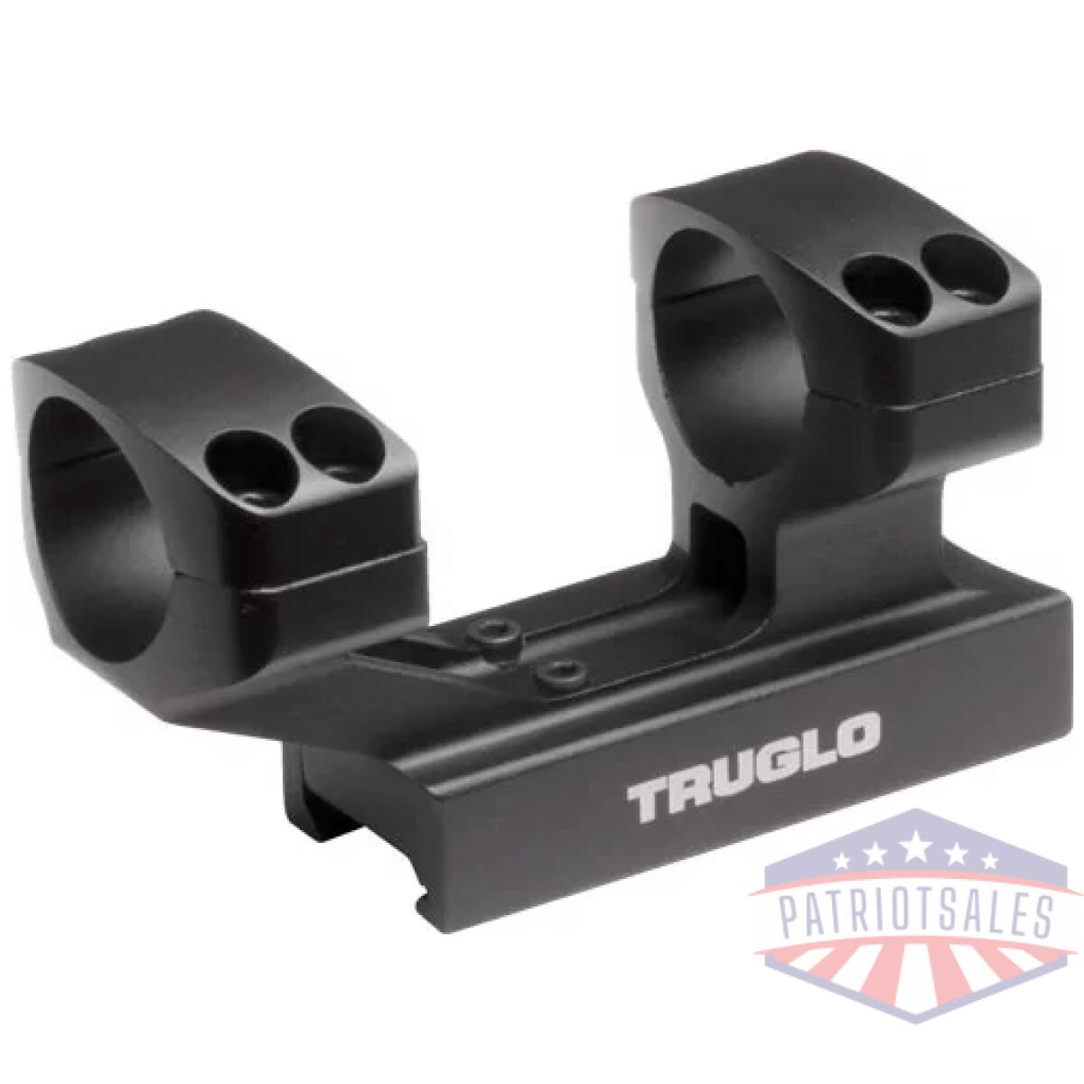 Tg8963b. Webp - truglo 1-piece picatinny riser - scope mount 1"height 1" rings - tg8963b